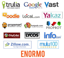 Google Base, Vast, Info.com, HotPads, PropBot, Local.com, Friendster, MySpace, mulu100, Yakaz, Oodle, OLX, CityCribs, Lycos